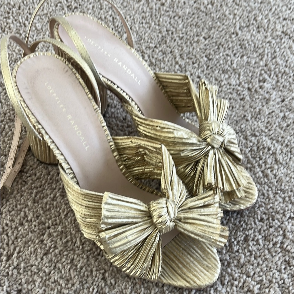 Loeffler Randall Gold Women's Shoes